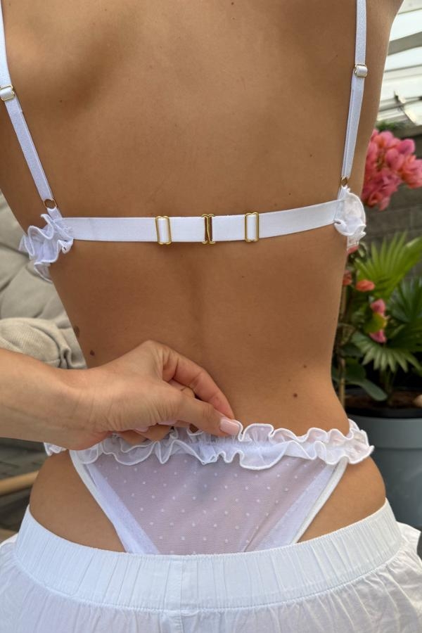 buałe figi i braletka z falbanką